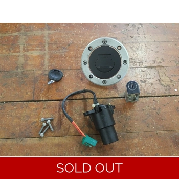 2008 Hyosung GV650 Aquila Ignition Switch with Gas Cap and Helmet Lock 44200H35C30 37000HP9500